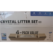 IŠPARDAVIMAS. | PETKIT Crystal Litter for Purobot Crystal Duo, 4 bags | PAŽEISTA PAKUOTĖ | CR1 Crystal LitterSO