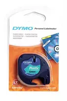 Dymo LetraTAG -muoviteippi 12 mm x 4 m, vihreä