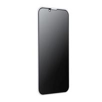 5D Full Glue Grūdintas apsauginis stiklas — iPhone 13 modeliui (Privacy) juodas