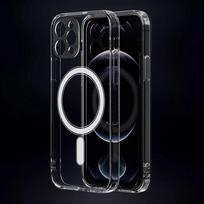 CLEAR MAG dėklas apsauginis dangtelis su kameros apsauga, suderinamas su MagSafe iPhone 16 modeliui, skaidrus