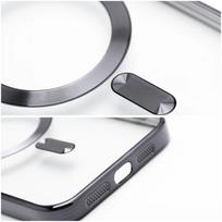 ELECTRO MAG dėklas apsauginis dangtelis, suderinamas su MagSafe Samsung modeliui S24 Ultra, juodas