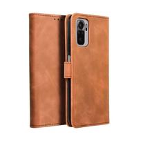 Forcell TENDER knygelės tipo dėklas Xiaomi modeliui Redmi NOTE 11 PRO / 11 PRO 5G, rudas