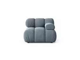 Velvet Modul Right, "Bellis", 1 Seat, 94x94x70 Made in Europe