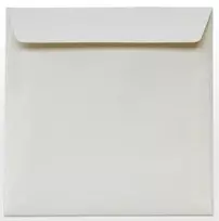 Popierinis vokas CD, 124x127mm, be langelio, baltos spalvos, 1vnt