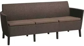 Salemo 3 Seater Sofa Brown