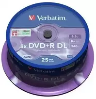 DVD+R DL 8.5GB 8x Cake Box 25 (V43757)