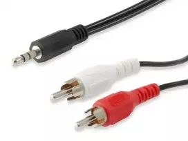 Jack 3.5mm to 2x RCA 2.5 m Black (14709207)