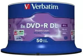 DVD+R DL 8.5GB 8x Cake Box 50 (43758)