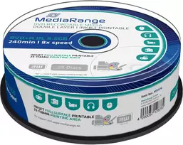 DVD+R DL 8.5GB 8x Cake Box 25 (MR474)