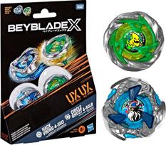 Beyblade X | Circle Ghost 4-60LR UX & Hack Viking 4-55O UX Dual Pack Set
