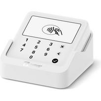 SumUp Solo Lite BUN-SUL-004, EMV/NFC kortelių skaitytuvas, Bluetooth, akumuliatorius, įkrovimo stotelė, baltas