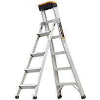 Batavia profesionalios dvipusės kopėčios 7064596, 299 cm, 9 pakopos, 2 sekcijos, 4 m darbinis aukštis, 3-in-1, įrankių dėklas
