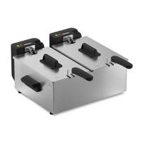 Tristar Double deep fryer | FR-9342 | Power 3600 W | Capacity 6 L | Silver