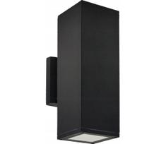 Lauko sieninis šviestuvas 2xGU10/35W/230V IP54 juodas