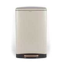 Salter BW14806 Pebble 50L Pedal Bin, Beige