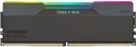 Klevv Cras V RGB 32GB (2x16GB) DDR5-6400 CL30 DIMM Memory Kit, Black | KD5AGUA80-64B300G | 4895194968955