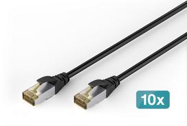Digitus CAT 6A S-FTP OUTDOOR 10X10M BLK (DK-1644-A-100-OD-10) | DK-1644-A-100-OD-10 | 4016032508618