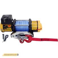 ⬡ Elektrinė gervė 12V 4500 Lbs / 2040 kg (sintetinis lynas) (ATWPRO4500, T-MAX)
