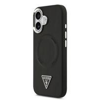 GUESS PU Leather Triangle Logo MagSafe Case for Apple iPhone 17