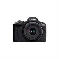 CANON EOS R50 Mirrorless Camera Body (SIP) | 24.2 MP | Image Stabilization | ISO Sensitivity (Max) 32000 | 2.95" Display Diagonal | Wi-Fi | Video Recording | Automatic, Manual | CMOS | Black