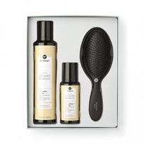 HH Simonsen Apimties suteikiančių plaukų putų ir šepečio dovanų rinkinys Go Big Volume Mousse Gift Box