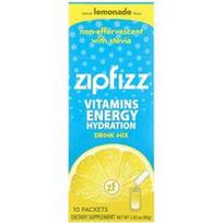 Zipfizz, Energinio gėrimo mišinys, limonadas, 10 pakelių po 8 g (0,28 uncijos)
