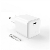 Fixed Mini GaN power adapter with USB-C output and PD support, 65W