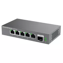 Grandstream Networks GWN7701P tinklo komutatorius Ne-valdomas Gigabit Ethernet (10/100/1000) Maitinimas per Eternetą (PoE) Juoda