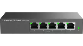 Grandstream GWN 7700P 5xGbE, 4xPOE, nevaldomas komutatorius