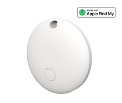 Setty FindMy Round TFO TAG 01 Smart Bluetooth Tracker with case White