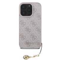 Guess 4G Charm Case for iPhone 16 Pro Max Tone on Tone / Pink