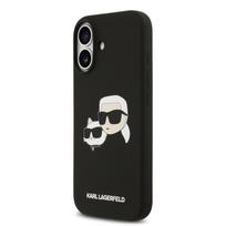 Karl Lagerfeld Liquid Silicone Double Heads MagSafe Case for iPhone 17 / black