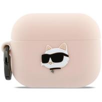 Karl Lagerfeld 3D Logo NFT Choupette Head Silicone Case for Apple AirPods Pro 3