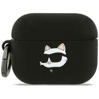 Karl Lagerfeld 3D Logo NFT Choupette Head Silicone Case for Apple AirPods Pro 3