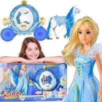 WOOPIE ROYAL Ledo Princesė Lily su Stebuklingu Karieta ir Priedais