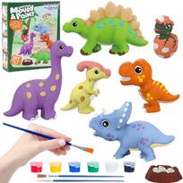 WOOPIE Kūrybinis Rinkinys - Gipso Figūrėlių Liejimas ir Dažymas, Dinozaurai