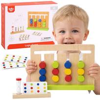 TOOKY TOY Loginis žaidimas su smėlio laikrodžiu, 30 raštų