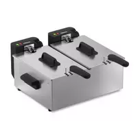 Tristar Double deep fryer | FR-9342 | Power 3600 W | Capacity 6 L | Silver