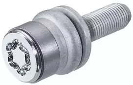 „Mcgard“ fiksavimo varžtas itin M12x1,25 plokščias chromas