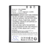 Replacement Battery for Olympus OM SYSTEM  TG-1,TG-2,TG-3,TG-5,TG-6,TG-7,SH-1, Ricoh GR III,GR III X, GR III Street Edition