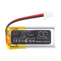 Replacement Battery for  Sena Handlebar Remote SC-HR-01, Wristband Remote SC-WR-01, Li-Polymer 90mAh