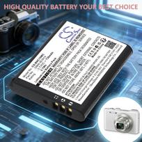 770mAh Replacement Battery for Leica BP-DC14, Panasonic DMW-BCN10, V-LUX50, Lumix DMC-LF1