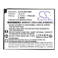 700 mAh for Kodak LB-015