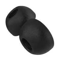 Fixed Plugs Pro, 2 komplektai, dydis L | Kištukai | Apple | Airpods Pro/Pro 2 | Putplastis | Juodas