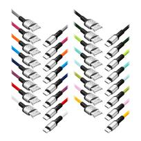 Įrankiai ir matavimo prietaisai // Įrankių, priedų naujienos // EXC Mobile kabel USB - micro USB BRAID, 1.2M, 2.4A, szybkie ładowanie, kolor mix