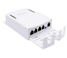 SH-POE-014G-O ~ Gigabit Ārējais PoE atkārtotājs ar 1 ieeju un 4 izejām 802.3af/at 30W