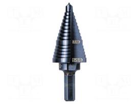 Drill bit | two-step | Ø: 22÷28mm | high speed steel | hexagonal