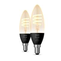 Philips Hue E14 WA 4.6W Filament Candle Bulbs 2-Pack