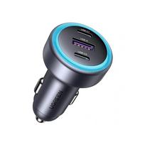 UGREEN EC307 Car Charger USB-A + 2x USB-C 30W