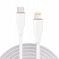 Gembird CC-USB2S-CM8PM-1.5M-W Premium USB-C to Lightning Charging & Data Cable 1.5m / white